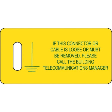 Panduit Network Building Ground Tag PT-BGND
